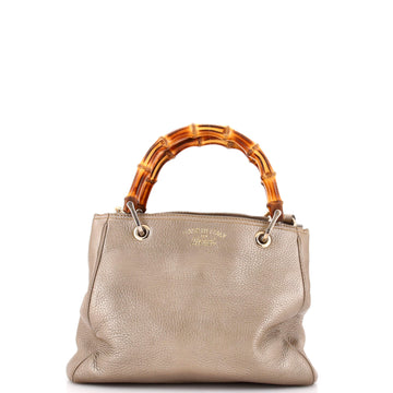 Gucci Bamboo Shopper Tote Leather Small
