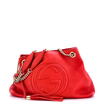 Gucci Soho Chain Strap Shoulder Bag Leather Medium