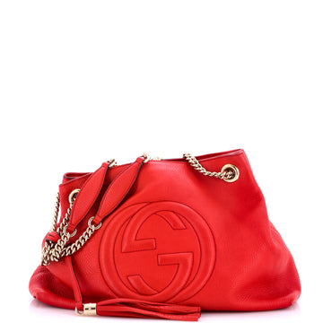 Gucci Soho Chain Strap Shoulder Bag Leather Medium