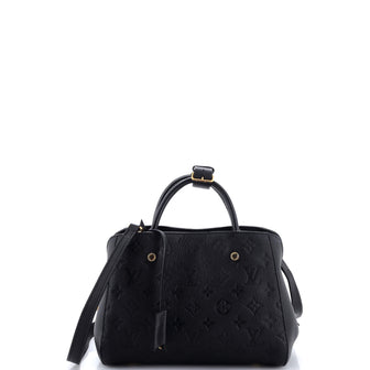 Louis Vuitton Montaigne Handbag Monogram Empreinte Leather BB