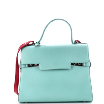 Delvaux Tempete Top Handle Bag Leather GM