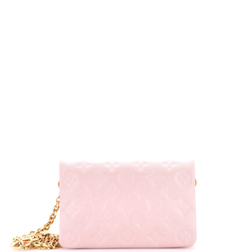 Louis Vuitton Coussin Pochette Monogram Embossed Lambskin