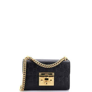 Gucci Padlock Shoulder Bag Guccissima Leather Small