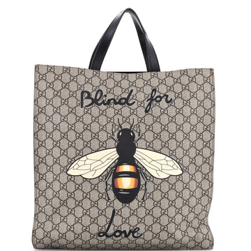 Gucci Convertible Soft Open Tote Printed GG Coated Canvas Tall