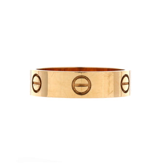 Cartier Love Band Ring 18K Yellow Gold