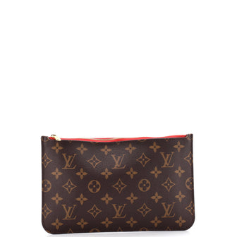 Louis Vuitton Neverfull Pochette Monogram Canvas Large