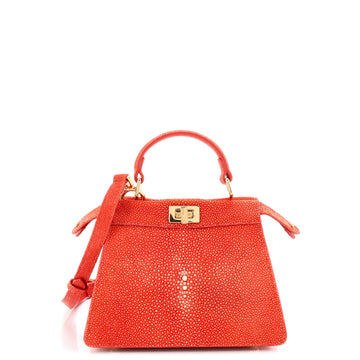 Fendi Peekaboo ISeeU Bag Stingray and Leather Petite