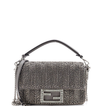 Fendi Baguette NM Bag Beaded Leather Mini