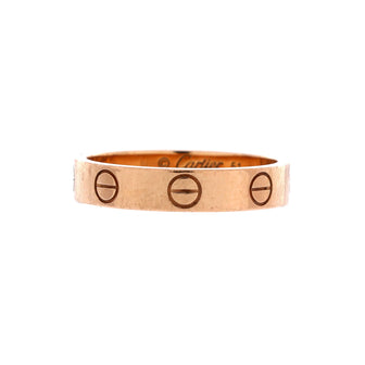 Cartier Love Wedding Band Ring 18K Rose Gold