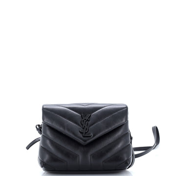 Saint Laurent Loulou Shoulder Bag Matelasse Chevron Leather Toy