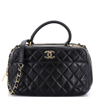 Chanel Trendy CC Bowling Bag Quilted Lambskin Medium