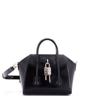 Givenchy Antigona Lock Bag Leather Mini