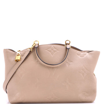 Louis Vuitton Grand Palais Handbag Monogram Empreinte Giant