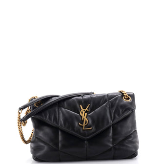 Saint Laurent Loulou Puffer Shoulder Bag Quilted Leather Small
