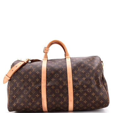 Louis Vuitton Keepall Bandouliere Bag Monogram Canvas 50