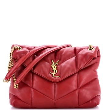 Saint Laurent Loulou Shoulder Bag Matelasse Chevron Leather Medium