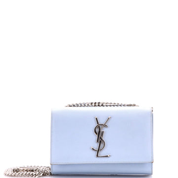 Saint Laurent Classic Monogram Crossbody Bag Grainy Leather Small