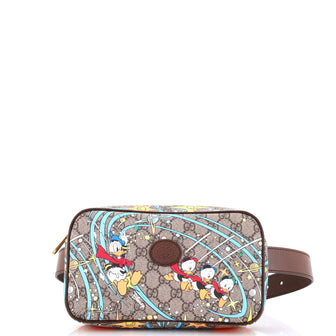 Gucci Disney Donald Duck Belt Bag Printed GG Coated Canvas