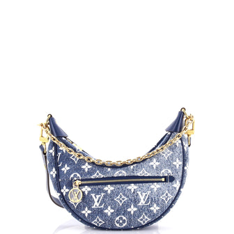 Louis Vuitton Loop Handbag Monogram Jacquard Denim