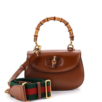 Gucci Bamboo 1947 Top Handle Bag Leather Small