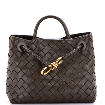 Bottega Veneta Andiamo Top Handle Bag Intrecciato Nappa Small