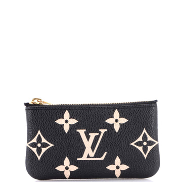 Louis Vuitton Key Pouch Bicolor Monogram Empreinte Giant