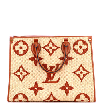 Louis Vuitton OnTheGo Tote Monogram Giant Raffia MM