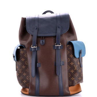 Louis Vuitton Christopher Backpack Epi Leather with Monogram Canvas PM