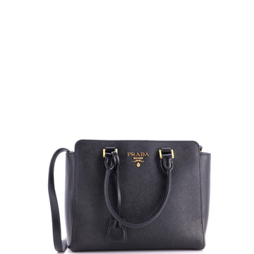 Prada Convertible Zip Tote Saffiano Leather Small