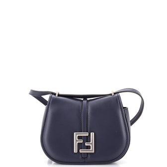 Fendi C'mon Shoulder Bag Leather Small