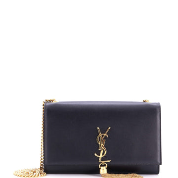 Saint Laurent Classic Monogram Tassel Crossbody Bag Leather Medium