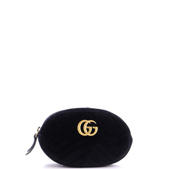 Gucci GG Marmont Belt Bag Matelasse Velvet