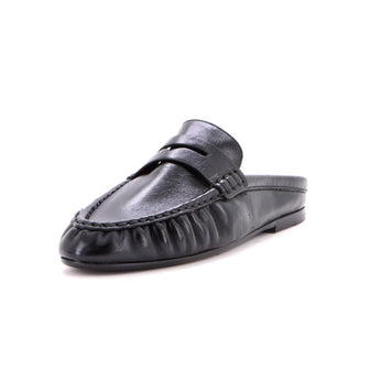 Saint Laurent Women's Le Monogram Open Back Loafers Leather