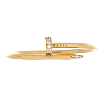 Cartier Juste un Clou Bracelet 18K Yellow Gold with Diamonds Classic