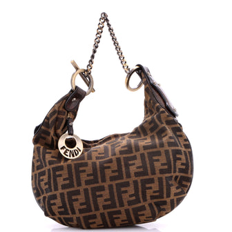 Fendi Chef Chain Hobo Zucca Canvas Mini