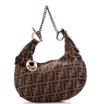 Fendi Chef Chain Hobo Zucca Canvas Mini