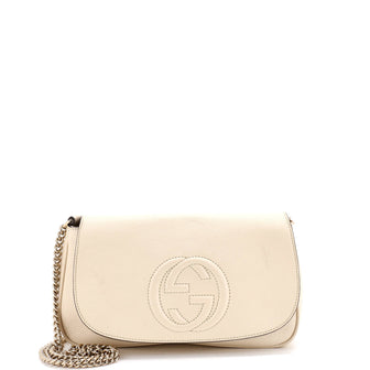 Gucci Soho Chain Crossbody Bag Leather Medium