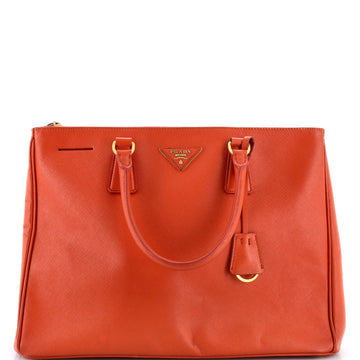 Prada Double Zip Lux Tote Saffiano Leather Large