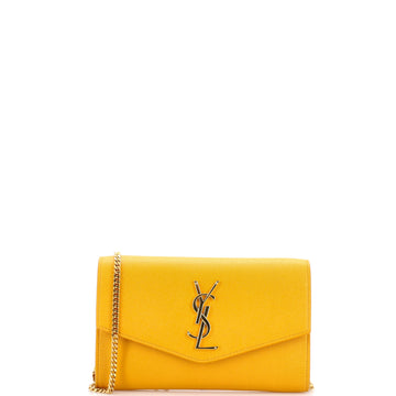 Saint Laurent Uptown Chain Wallet Leather