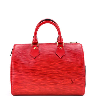 Louis Vuitton Speedy Handbag Epi Leather 25