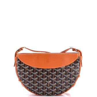 Goyard Hirondelle Shoulder Bag Coated Canvas and Leather