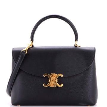 Celine Nino Top Handle Bag Leather Medium