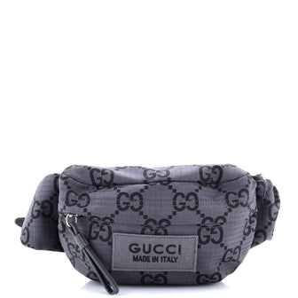 Gucci Ripstop Belt Bag GG Nylon and Leather