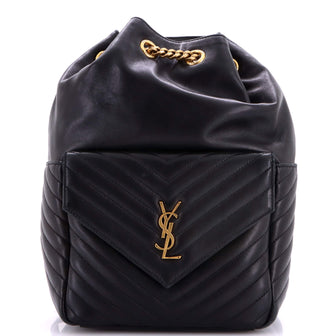 Saint Laurent Joe Backpack Matelasse Chevron Leather
