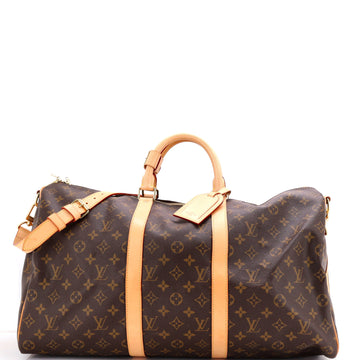 Louis Vuitton Keepall Bandouliere Bag Monogram Canvas 50