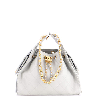 Chanel 25 Hobo Bag Quilted Caviar Small