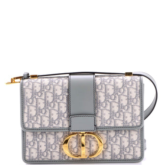 Christian Dior 30 Montaigne Flap Bag Oblique Canvas