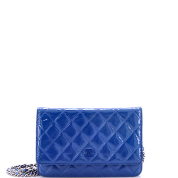 Chanel Wallet on Chain Quilted Patent