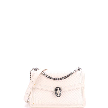 Bvlgari Serpenti Forever Shoulder Bag Quilted Leather Small