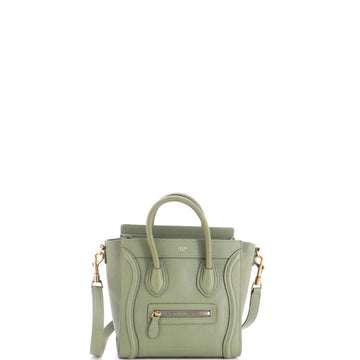 Celine Luggage Bag Grainy Leather Nano